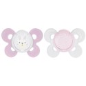 CHICCO PHYSIO COMFORT 0M+ RÓŻOWY Smoczek uspokajający silikonowy, 1 szt.