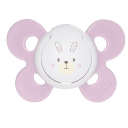 CHICCO PHYSIO COMFORT 0M+ RÓŻOWY Smoczek uspokajający silikonowy, 1 szt.
