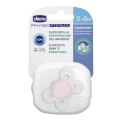 CHICCO PHYSIO COMFORT 0M+ RÓŻOWY Smoczek uspokajający silikonowy, 1 szt.