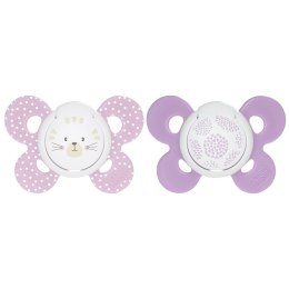 CHICCO PHYSIO COMFORT 6-12M RÓŻOWY Smoczek uspokajający silikonowy, 1 szt.