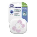 CHICCO PHYSIO COMFORT 6-12M RÓŻOWY Smoczek uspokajający silikonowy, 1 szt.
