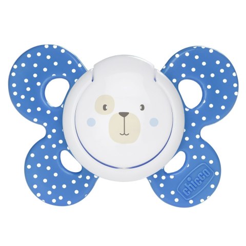 CHICCO PHYSIO COMFORT 6M+ NIEBIESKI Smoczek uspokajający silikonowy, 1 szt. CHICCO PHYSIO COMFORT 6M+ NIEBIESKI Smoczek uspokajający silikonowy, 1 szt.