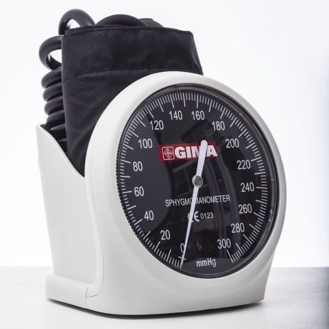 GIMA DAYTON Ciśnieniomierz biurkowy z mankietem i dużą tarczą Ø 113 mm GIMA DAYTON Ciśnieniomierz biurkowy z mankietem i dużą tarczą Ø 113 mm