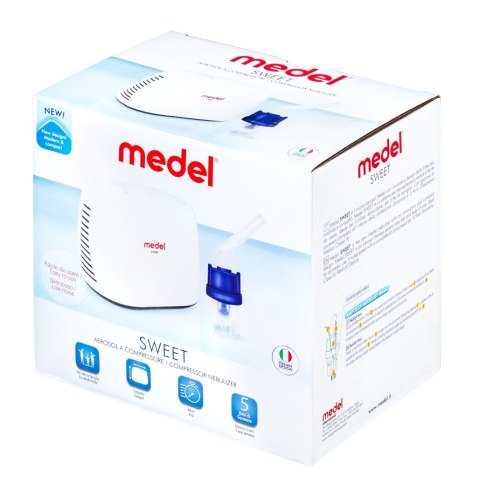 MEDEL SWEET Inhalator nowoczesny i kompaktowy, inhalator do terapii aerozolowej MEDEL SWEET Inhalator nowoczesny i kompaktowy, inhalator do terapii aerozolowej