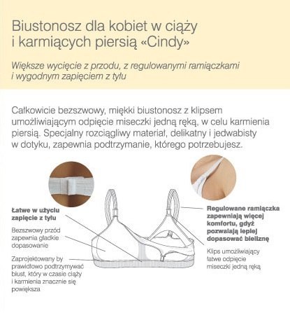 MEDELA CINDY ROZM. S Biustonosz dla kobiet w ciąży i karmiących, czarny MEDELA CINDY ROZM. S Biustonosz dla kobiet w ciąży i karmiących, czarny