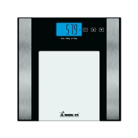 MOMERT 5875 Waga łazienkowa 7w1, analiza składu ciała, LCD, pamięć dla 10 osób