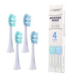 VITAMMY PLATINUM VITAMMY PEARL+ Końcówki do szczoteczek sonicznych, 4 szt.