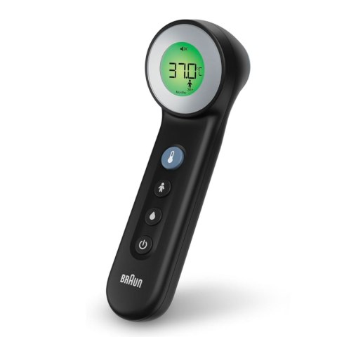 BRAUN BNT400 BLACK NO TOUCH + TOUCH Termometr bezdotykowy z Age Precision, tryb nocny BRAUN BNT400 BLACK NO TOUCH + TOUCH Termometr bezdotykowy z Age Precision, tryb nocny