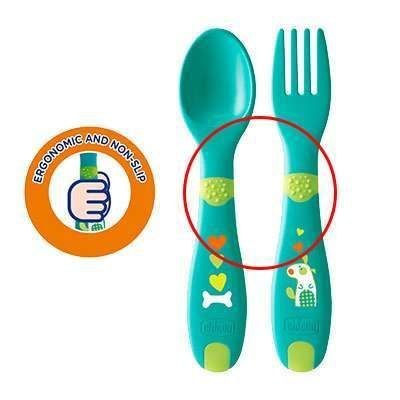 CHICCO 12M+ Pierwsze plastikowe sztućce dla dzieci, uniwersalny kolor CHICCO 12M+ Pierwsze plastikowe sztućce dla dzieci, uniwersalny kolor
