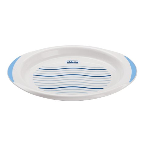 CHICCO 12M+ Zestaw 2 talerzy, niebieski, z antypoślizgową podstawą CHICCO 12M+ Zestaw 2 talerzy, niebieski, z antypoślizgową podstawą