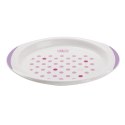 CHICCO 12M+ Zestaw 2 talerzy, różowy, z antypoślizgiem i miejscem na łyżkę