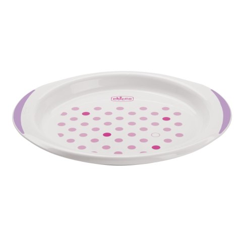 CHICCO 12M+ Zestaw 2 talerzy, różowy, z antypoślizgiem i miejscem na łyżkę CHICCO 12M+ Zestaw 2 talerzy, różowy, z antypoślizgiem i miejscem na łyżkę