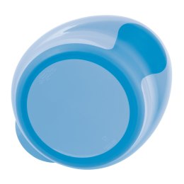 CHICCO 6M+ Podgrzewany talerz do karmienia, niebieski, antypoślizgowy