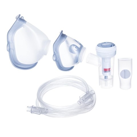 FLAEM RF9 MAXI ZESTAW Nebulizator z systemem regulacji cząsteczek, maski i ustnik