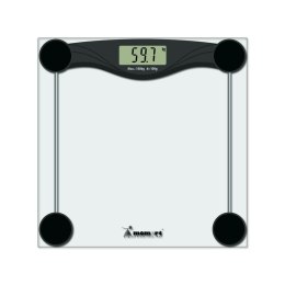 MOMERT 5873 Waga łazienkowa, szklana, do 180 kg, z automatycznym wyłączaniem