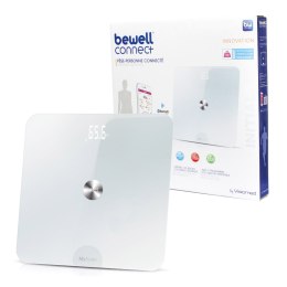 VISIOMED BEWELL Waga łazienkowa, BW-MyScale Initial, dokładność 100 g, do 180 kg