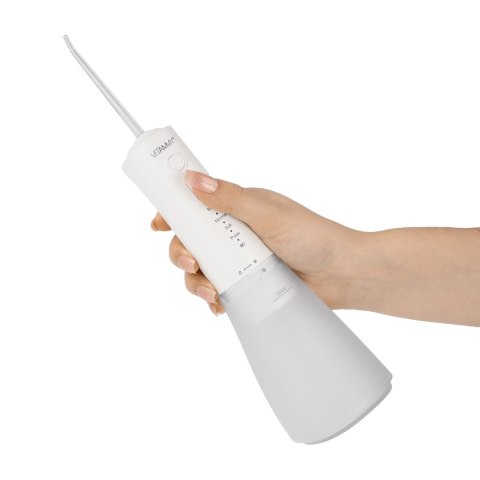 VITAMMY AQUARIUS Irygator bezprzewodowy do jamy ustnej, 3 tryby, IPX7, 4 końcówki VITAMMY AQUARIUS Irygator bezprzewodowy do jamy ustnej, 3 tryby, IPX7, 4 końcówki