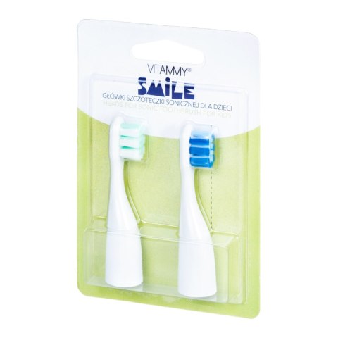 VITAMMY SMILE Niebiesko-zielone końcówki do szczoteczki sonicznej, 2 sztuki