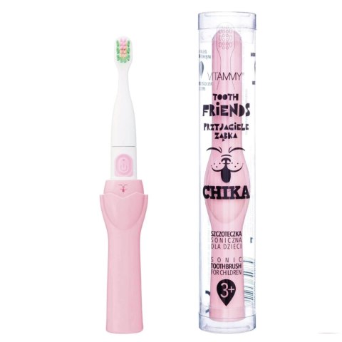 VITAMMY TOOTH FRIENDS CHIKA PINK Szczoteczka soniczna do zębów dla dzieci 3+