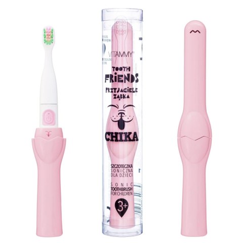 VITAMMY TOOTH FRIENDS CHIKA PINK Szczoteczka soniczna do zębów dla dzieci 3+ VITAMMY TOOTH FRIENDS CHIKA PINK Szczoteczka soniczna do zębów dla dzieci 3+