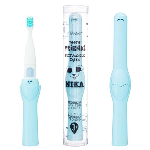 VITAMMY TOOTH FRIENDS LIGHT NIKA BLUE Szczoteczka soniczna do zębów dla dzieci 3+ VITAMMY TOOTH FRIENDS LIGHT NIKA BLUE Szczoteczka soniczna do zębów dla dzieci 3+
