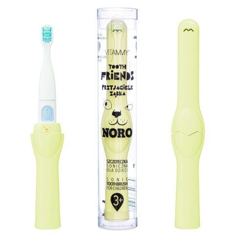 VITAMMY TOOTH FRIENDS NORO YELLOW Szczoteczka soniczna do zębów dla dzieci 3+ VITAMMY TOOTH FRIENDS NORO YELLOW Szczoteczka soniczna do zębów dla dzieci 3+