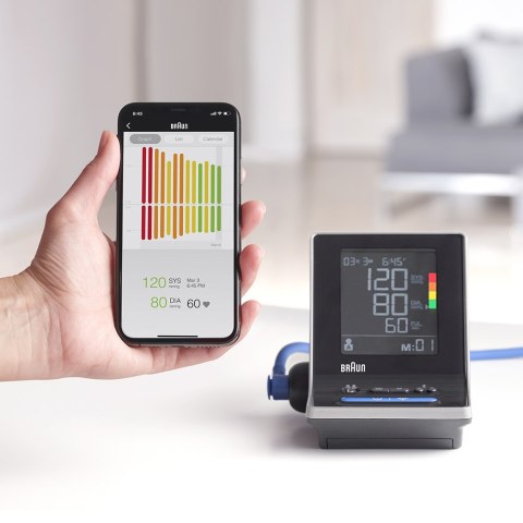 BRAUN EXACTFIT 5 CONNECT BUA6350 Ciśnieniomierz naramienny, bluetooth, duży wyświetlacz BRAUN EXACTFIT 5 CONNECT BUA6350 Ciśnieniomierz naramienny, bluetooth, duży wyświetlacz
