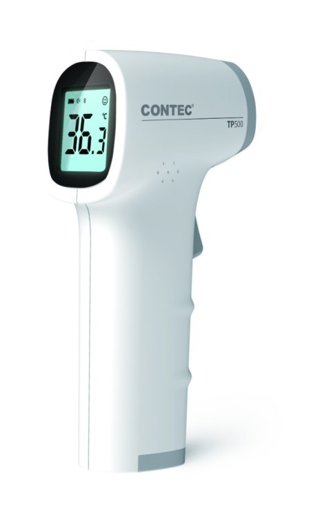 CONTEC TP500 Termometr bezdotykowy, elektroniczny na podczerwień do pomiaru czołowego CONTEC TP500 Termometr bezdotykowy, elektroniczny na podczerwień do pomiaru czołowego
