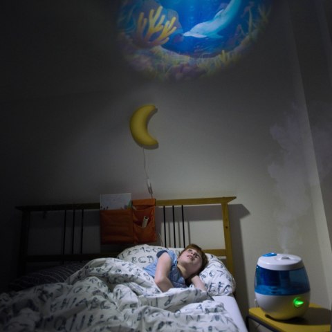 VICKS SWEETDREAMS COOL MIST VUL575 Ultradźwiękowy nawilżacz powietrza z projektorem VICKS SWEETDREAMS COOL MIST VUL575 Ultradźwiękowy nawilżacz powietrza z projektorem