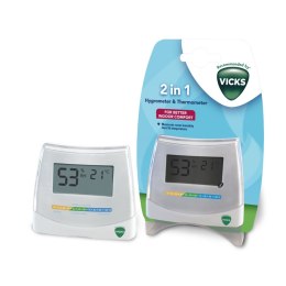 VICKS V70EMEAV1 NEW Termometr higrometr, 2w1, duży ekran