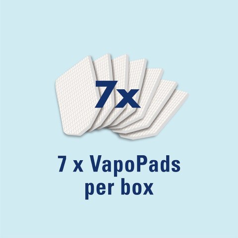 VICKS VAPOPADS VH7V1 Mentolowe wkładki zapachowe, do 8h działania, 7 szt. VICKS VAPOPADS VH7V1 Mentolowe wkładki zapachowe, do 8h działania, 7 szt.