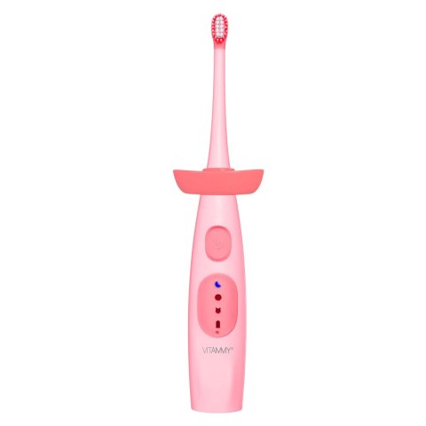 VITAMMY DINO / PINK Szczoteczka soniczna do zębów dla dzieci 6+, wyciszona obudowa VITAMMY DINO / PINK Szczoteczka soniczna do zębów dla dzieci 6+, wyciszona obudowa