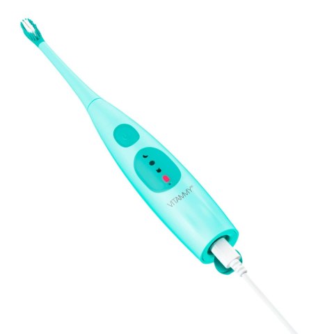 VITAMMY DINO / TOURQOUISE Szczoteczka soniczna dziecięca 6+, z redukcją drgań VITAMMY DINO / TOURQOUISE Szczoteczka soniczna dziecięca 6+, z redukcją drgań