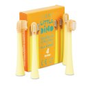VITAMMY LITTLE DINO YELLOW Końcówki do szczoteczki sonicznej do zębów, 4 szt