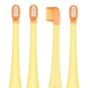 VITAMMY LITTLE DINO YELLOW Końcówki do szczoteczki sonicznej do zębów, 4 szt