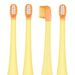 VITAMMY LITTLE DINO YELLOW Końcówki do szczoteczki sonicznej do zębów, 4 szt