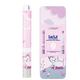 VITAMMY SMILE KOTEK Szczoteczka soniczna do zębów dla dzieci 3+, miękkie włókna