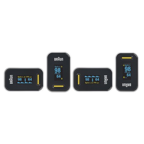 BRAUN PULSE OXIMETER 1 Pulsoksymetr medyczny OLED, dokładny pomiar SpO2 i tętna BRAUN PULSE OXIMETER 1 Pulsoksymetr medyczny OLED, dokładny pomiar SpO2 i tętna