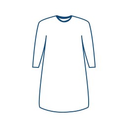 CARINE ROZM. XXL Fartuch izolacyjny pełnobarierowy typ 6 P-B, fartuch medyczny