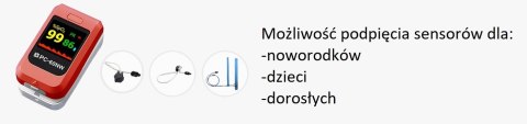 CREATIVE MEDICAL PC-60NW Pulsoksymetr z bluetooth i opcją podłączenia czujników SpO2 CREATIVE MEDICAL PC-60NW Pulsoksymetr z bluetooth i opcją podłączenia czujników SpO2