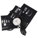 GIMA SIRIO KIT Ciśnieniomierz zegarowy, zestaw 3 mankietów z etui