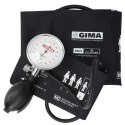 GIMA SIRIO KIT Ciśnieniomierz zegarowy, zestaw 3 mankietów z etui