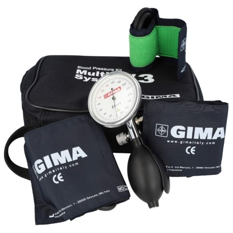 GIMA SIRIO PEDIATRIC KIT Ciśnieniomierz zegarowy pediatryczny, 3 mankiety, torba GIMA SIRIO PEDIATRIC KIT Ciśnieniomierz zegarowy pediatryczny, 3 mankiety, torba