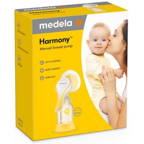 MEDELA HARMONY FLEX Laktator ręczny dwufazowy, technologia FLEX, na jedną pierś MEDELA HARMONY FLEX Laktator ręczny dwufazowy, technologia FLEX, na jedną pierś