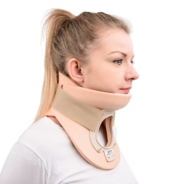QMED COLLAR STARK 2 1/4 ROZM. XL Kołnierz ortopedyczny, beżowy, sztywny, 2-częściowy