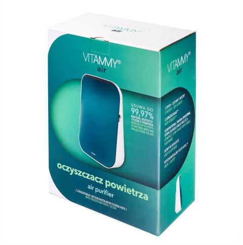 VITAMMY AIR PA500 Oczyszczacz powietrza z jonizacją, filtr węglowy, 2 tryby VITAMMY AIR PA500 Oczyszczacz powietrza z jonizacją, filtr węglowy, 2 tryby
