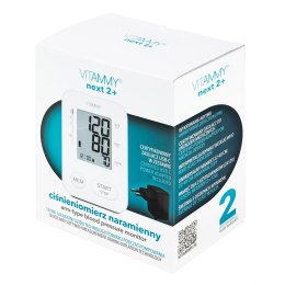 VITAMMY NEXT 2+ Ciśnieniomierz naramienny zasilacz w zestawie, wykrywanie arytmii