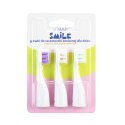 VITAMMY SMILE ZESTAW II Końcówki do szczoteczki (kotek, wiewiórka, lisek), 3 szt.