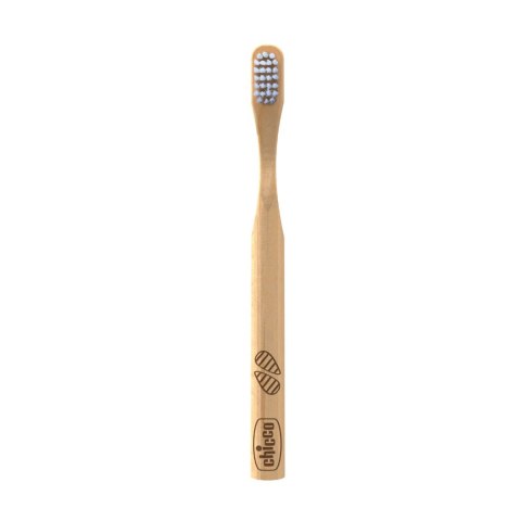 CHICCO 3+ Szczoteczka bambusowa dla dzieci, naturalne włosie i antybakteryjna rączka CHICCO 3+ Szczoteczka bambusowa dla dzieci, naturalne włosie i antybakteryjna rączka