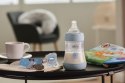 CHICCO BOY Zestaw: butelka antykolkowa Perfect5, smoczek mini soft, taśma
